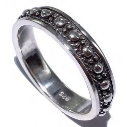 Bague argent 3,3g T 50 à 68