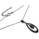 Collier argent 4,7g 38+5cm marcassite