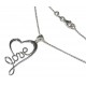 Collier argent 3,4g 42cm love