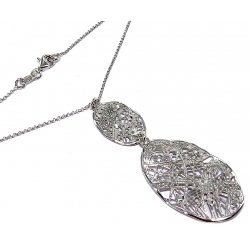 Collier argent 5,4g rhodié 42cm