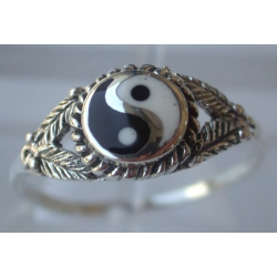 Bague yin yang 1.8 g