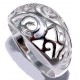 Bague argent 3,8g t 50 au 60