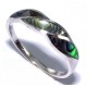 Bague argent 1,3g t 48 à 58 nacre abalone