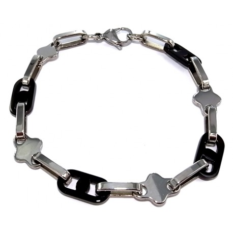 Bracelet acier l 316 19cm