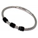 Bracelet acier cable