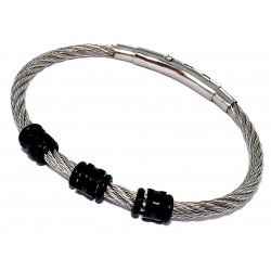 Bracelet acier cable