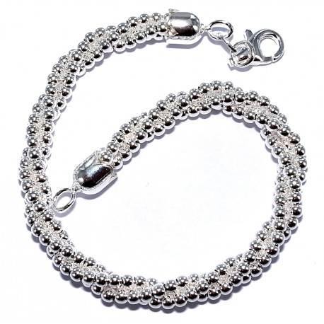 Bracelet argent 12,1g 19cm torsad