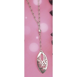 collier argent 4,2g rhodié 42cm