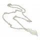 Collier argent rhodié 2,9g 40cm chat