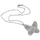 Collier argent rhodié 7,8 g 42cm