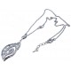 Collier argent rhodié 6,8g 42+3cm