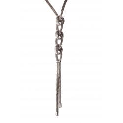 Collier argent rhodié 8,5g 45 cm