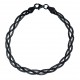 Bracelet en argent noir 3,5g - 18 cm