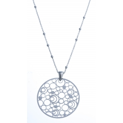 Collier en argent rhodié 3,4g - 45 cm