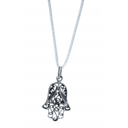 Collier argent 3,5g "main de fatma"  40 cm