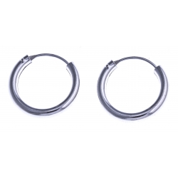 Créoles argent 2,3g  3x18 mm