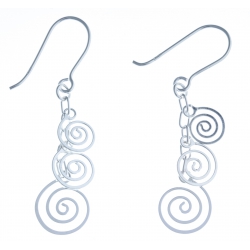 Boucles d'oreille en argent 1,4g