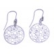 Boucles d'oreille en argent rhodié 2,2g