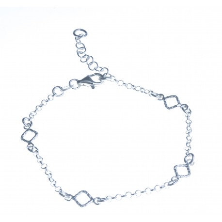 Bracelet argent 2,8g - 17+3cm