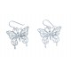 Boucles d'oreille argent 4,5g "papillon"