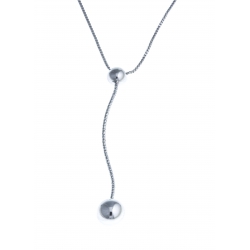 Collier argent rhodié 3,4g - 40+5 cm