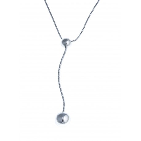 Collier argent rhodié 3,4g - 40+5 cm