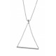 Collier argent rhodié 2,1g - 42+3 cm