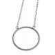 Collier argent rhodié 4,5g - rond - 41 cm