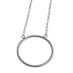 Collier argent rhodié 4,5g - rond - 41 cm