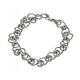 Bracelet argent rhodié 8,9g - 19 cm