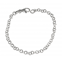 Bracelet argent rhodié 2,3g - 18 cm