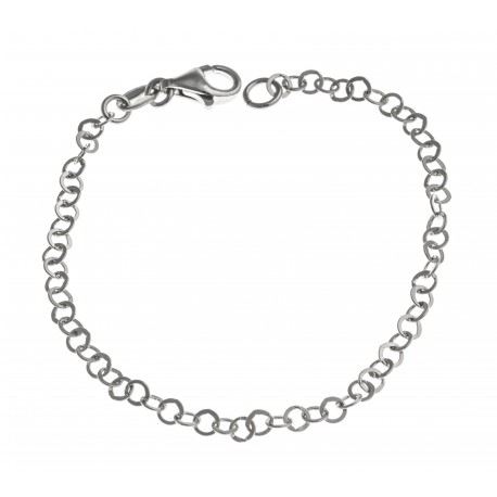 Bracelet argent rhodié 2,3g - 18 cm